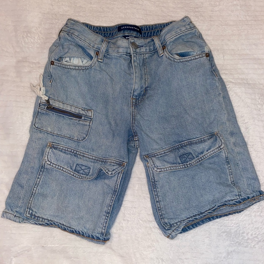 Aeropostale Light Blue Women's Cargo Shorts